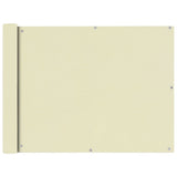 Vidaxl balkonscherm oxfordtextiel 90x600 cm crème