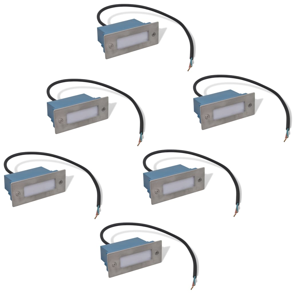 Vidaxl Stair Investation Spots 6 ST LED 44x111x56 mm