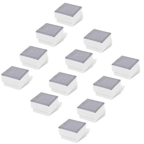Vidaxl grondspots 12 st led 100x100x68 mm