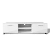 Vidaxl tv-meubel 120x40,5x35 cm hoogglans wit