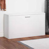 Vidaxl schoenen opbergkast 80x24x45 cm wit