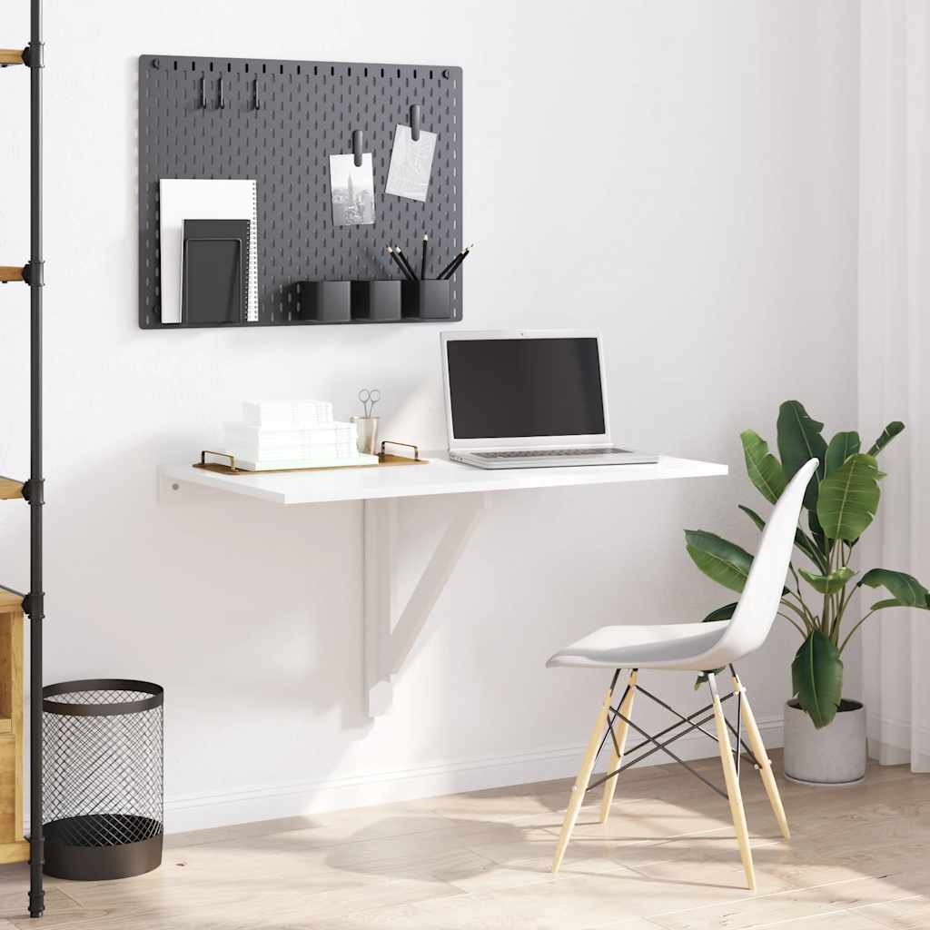 Vidaxl wandtafel inklapbaar 100x60 cm wit
