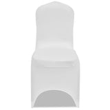 Vidaxl stoelhoes stretch 4 stuks wit