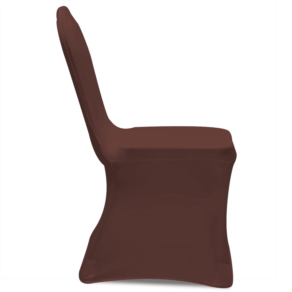 Vidaxl stoldeksel Strekk 6 st Brown