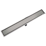 Vidaxl doucheputje rechthoekig 1030x140 mm roestvrij staal