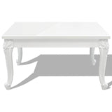 Vidaxl salontafel 80x80x42 cm hoogglans wit