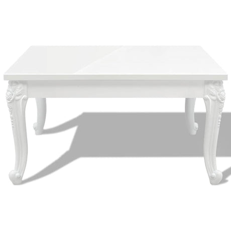 Vidaxl salontafel 80x80x42 cm hoogglans wit