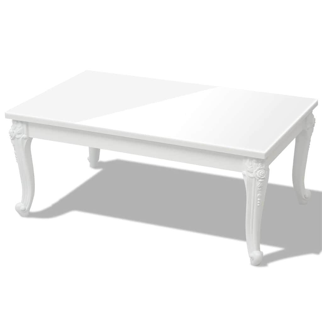 Vidaxl salontafel 100 x 60 x 42 cm hoogglans wit