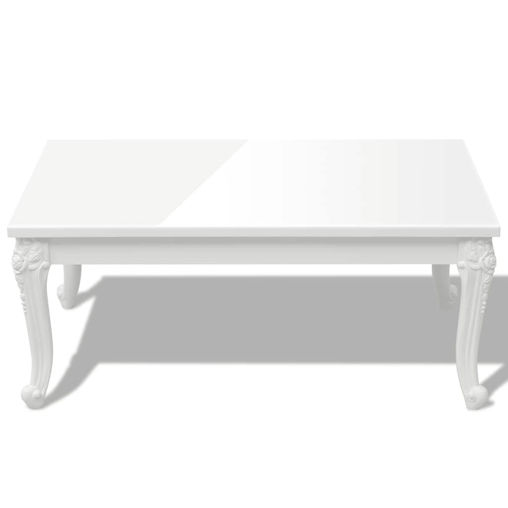 Vidaxl salontafel 100 x 60 x 42 cm hoogglans wit