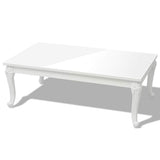 Vidaxl salontafel 115x65x42 cm hoogglans wit