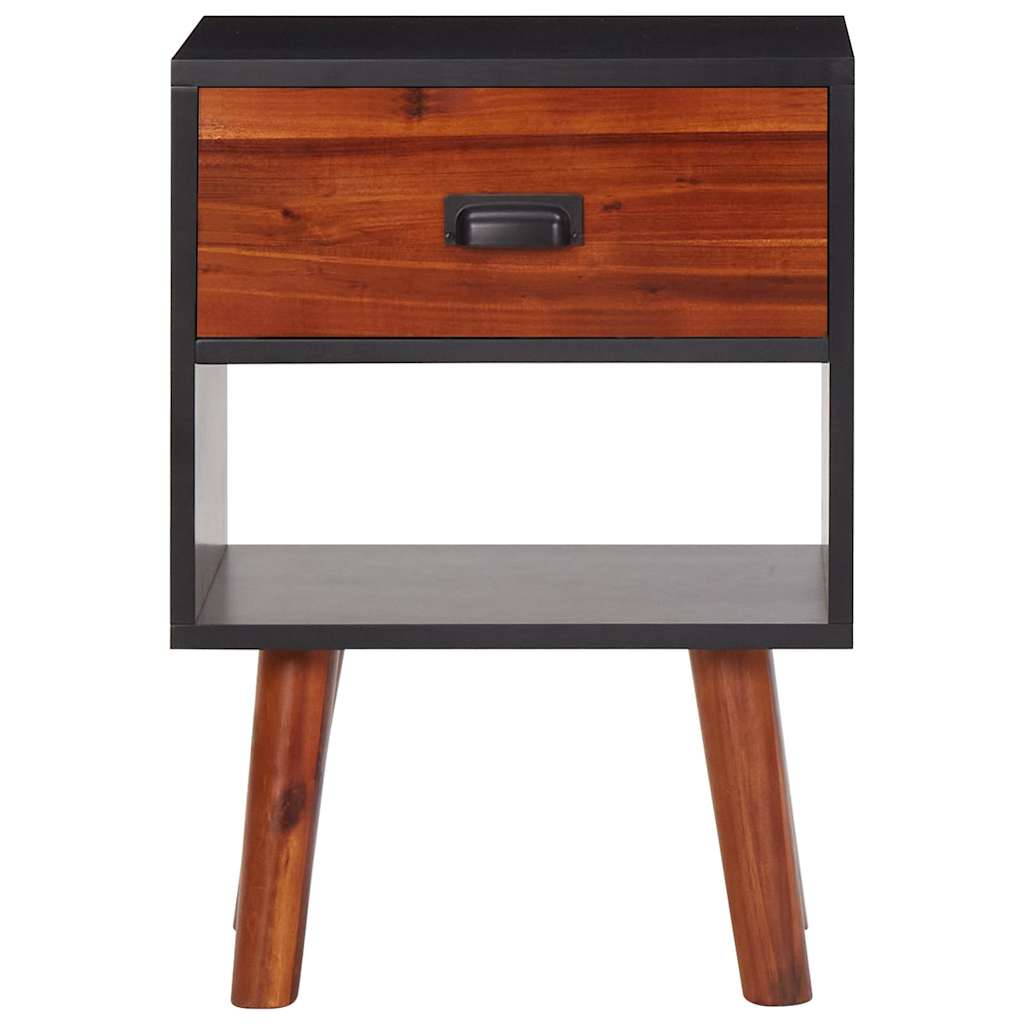 Vidaxl nachtkastje 40x30x57 cm massief acaciahout