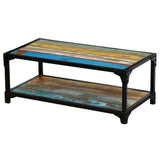 Vidaxl salontafel massief gerecycled hout