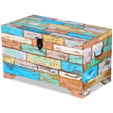 Vidaxl opbergkist massief gerecycled hout