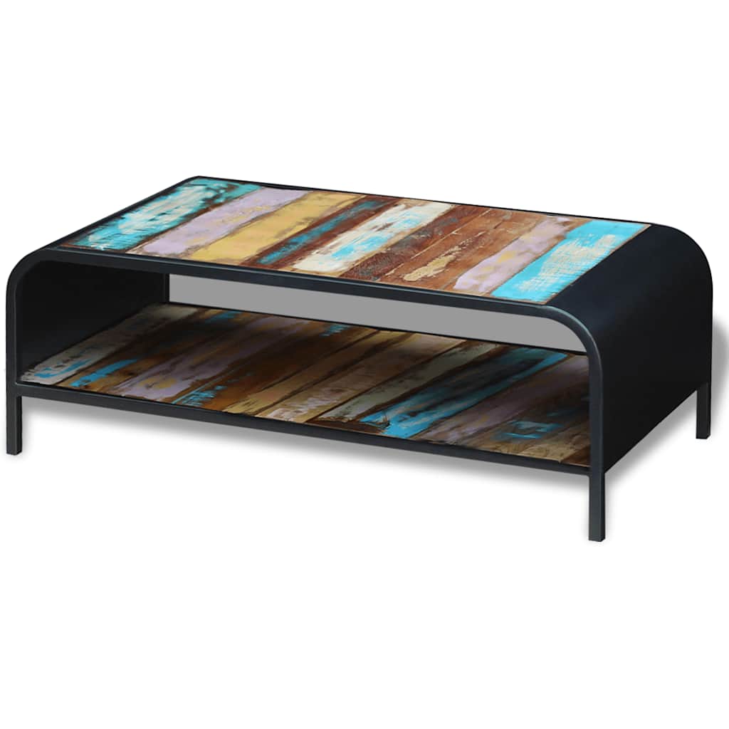 Vidaxl salontafel massief gerecycled hout