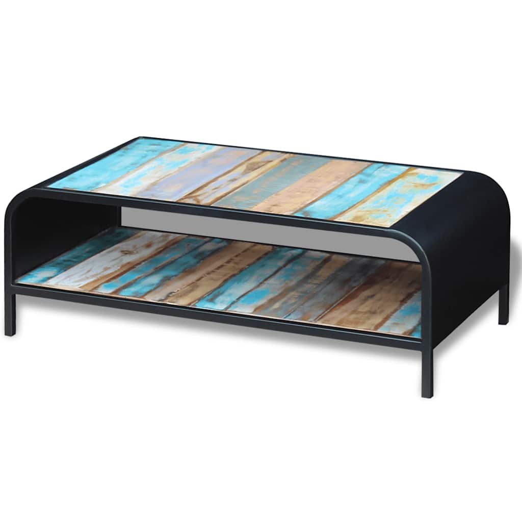 Vidaxl salontafel massief gerecycled hout