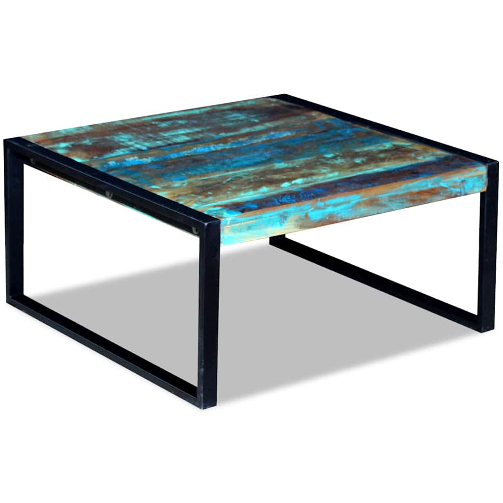 Vidaxl salontafel 80x80x40 cm massief gerecycled hout