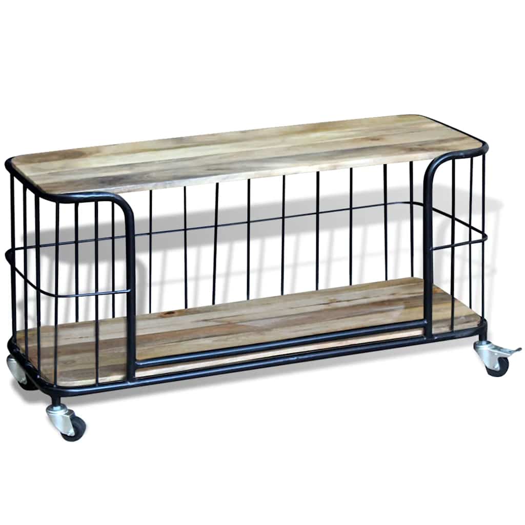 Vidaxl tv-meubel100x40x45 cm massief mangohout