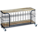 Vidaxl tv-meubel100x40x45 cm massief mangohout