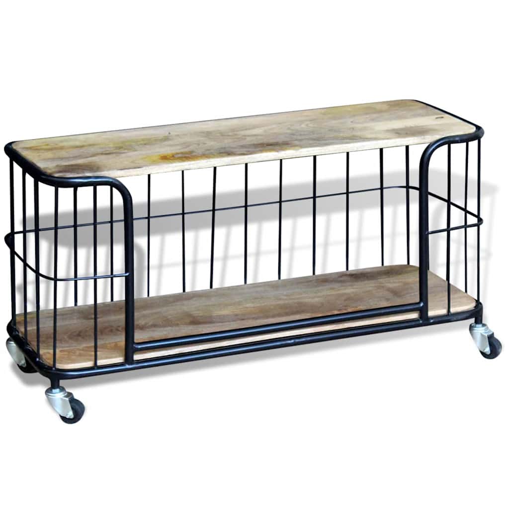 Vidaxl tv-meubel100x40x45 cm massief mangohout