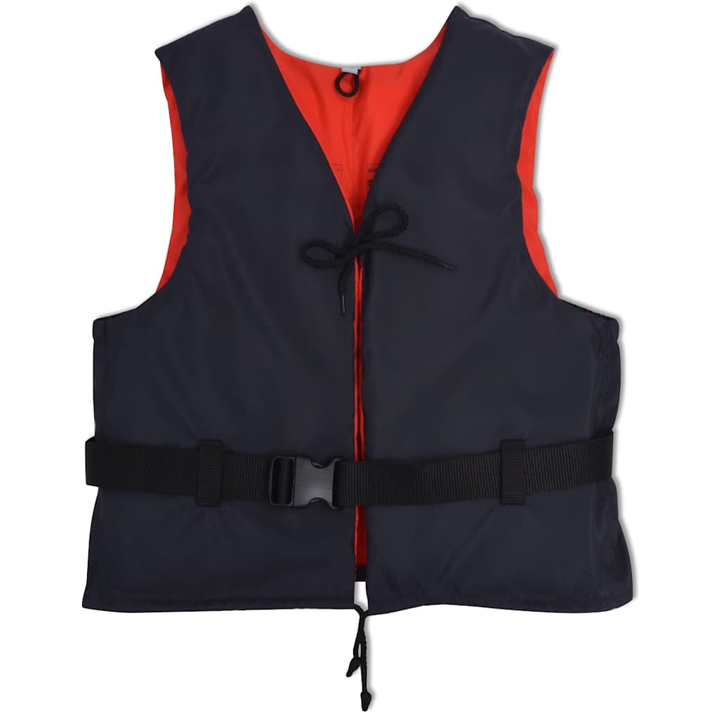 Vidaxl Swimming Vest 50 N 30-50 KG Navy Blue