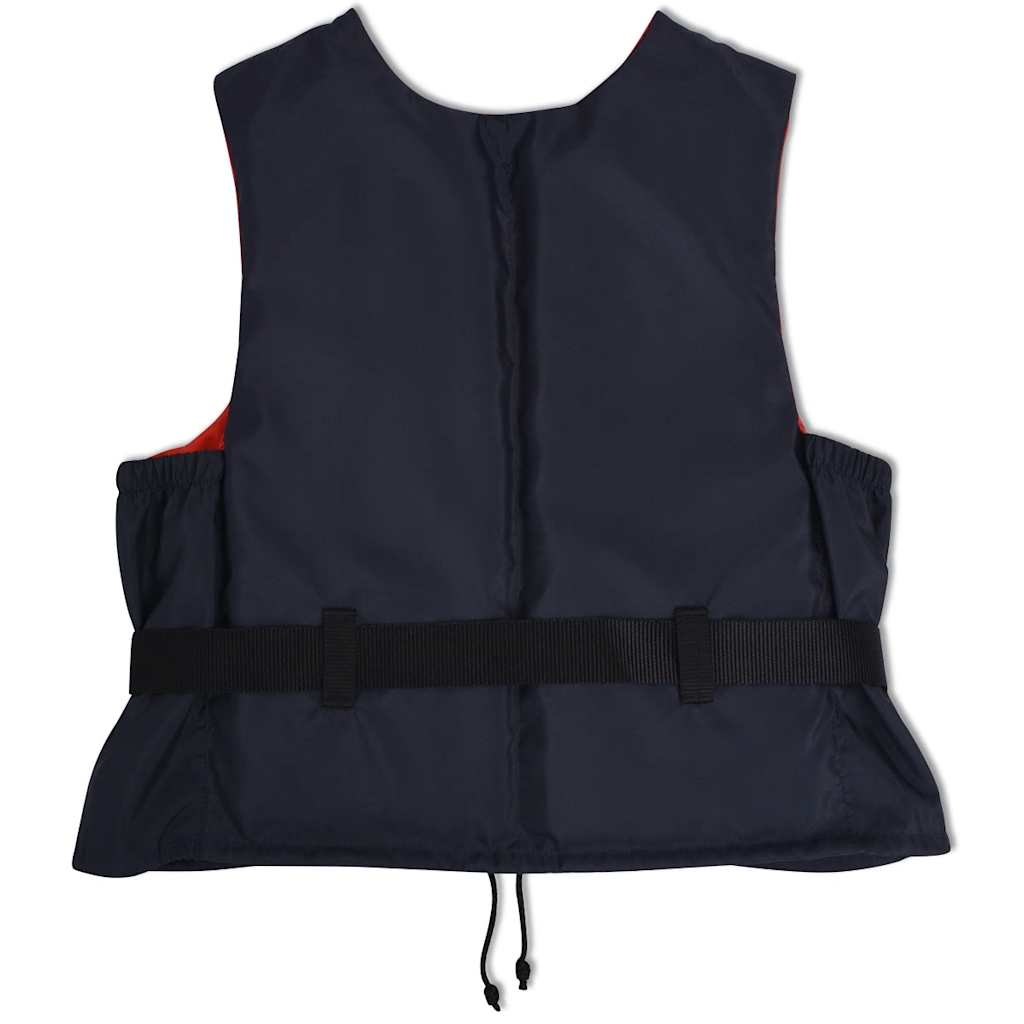 Vidaxl Swimming Vest 50 N 30-50 KG Navy Blue