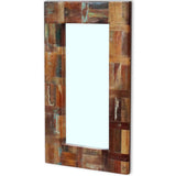 Vidaxl Mirror 80x50 cm fast genanvendt træ