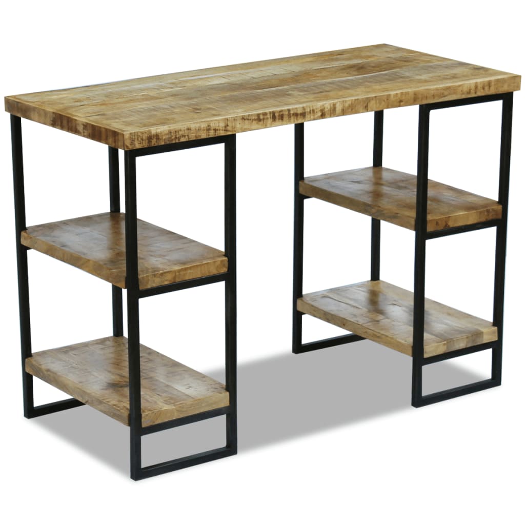 Vidaxl bureau 110x50x76 cm mangohout