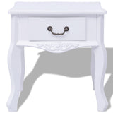Vidaxl nachtkastjes 2 stuks mdf wit