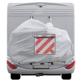 Proplus markeringsbord met reflectoren 50 x 50 cm rood wit