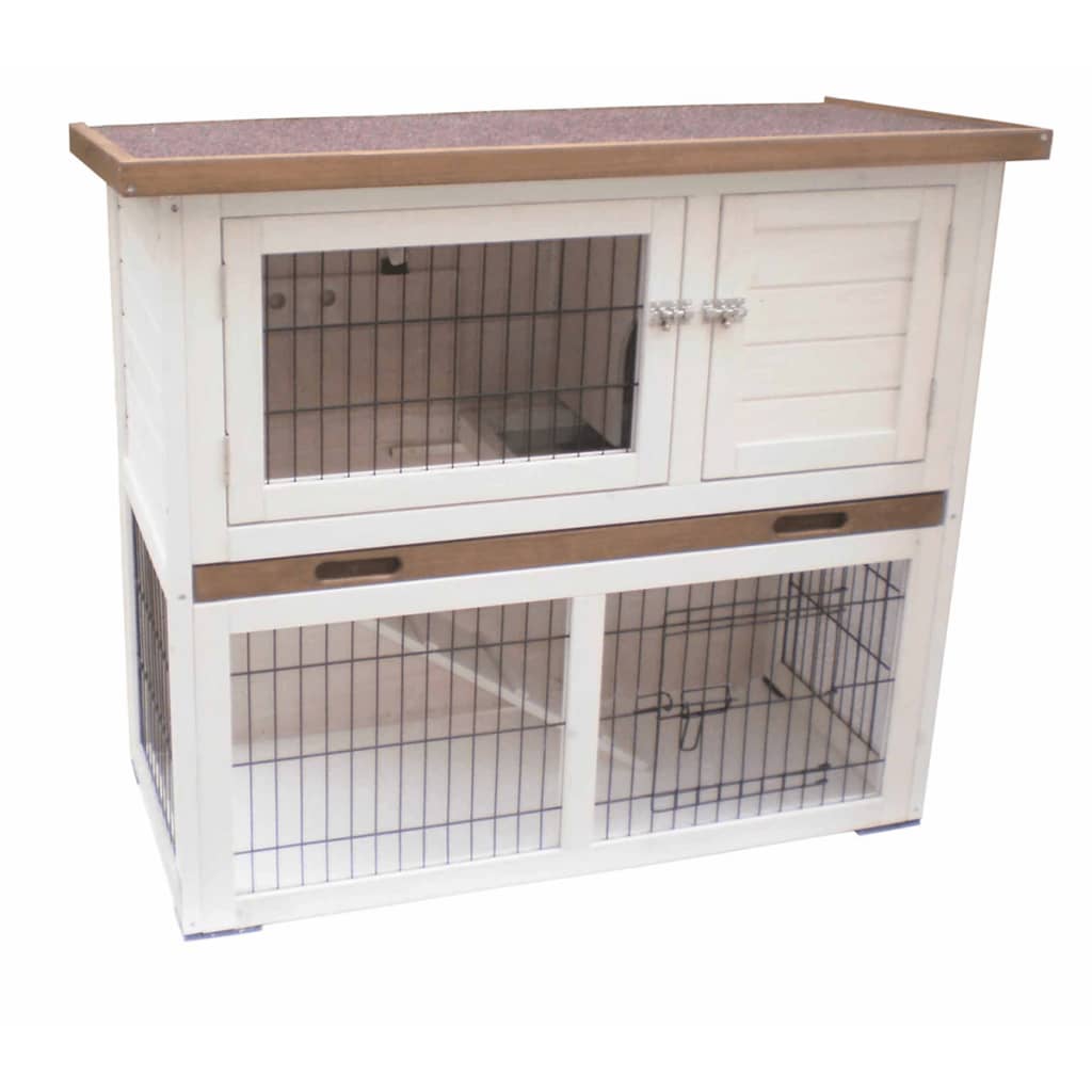 @Pet @pet Rabbit Loft Kiki 92x45x80 cm White und Brown 20077