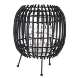 Aner Marken lanterresch Rattan 20 cm Berige Black Assorti