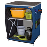 Eurotrail Camping Cabinet Vallou 67x53x86 cm blått