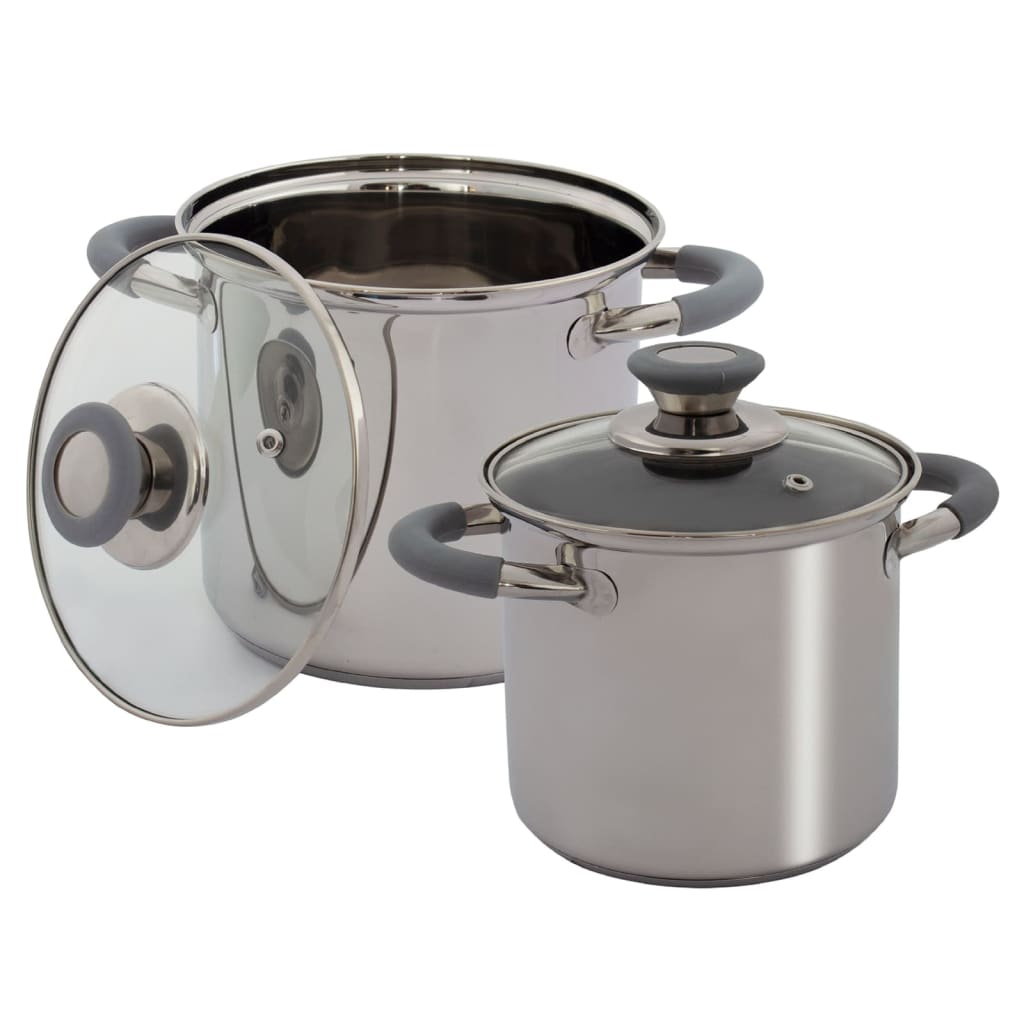 Eurotrail 2-piece pan set Melrose stainless steel