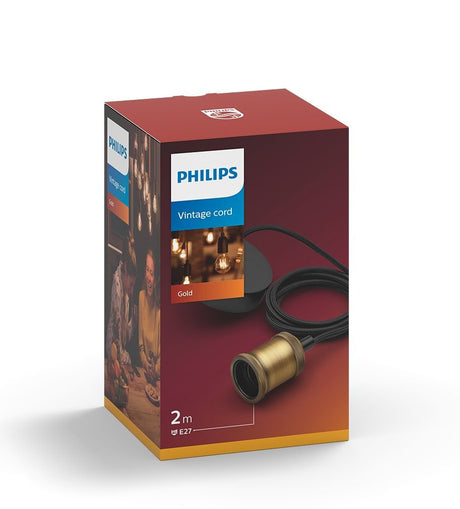 Philips led philips vintage cord 1x60w gold