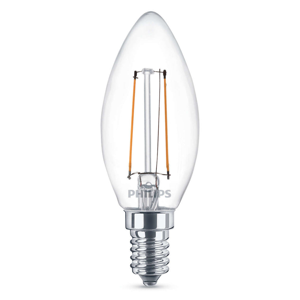 Philips Ledcassic 25W (2W) B35 E14 WW CD 1BC 4 Light