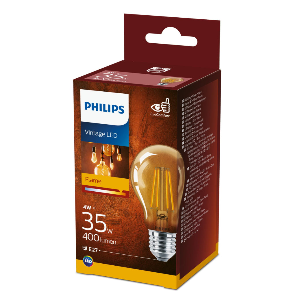 De Philips huet Classical 36w a67 E27 825 Gold NDen4 Liicht