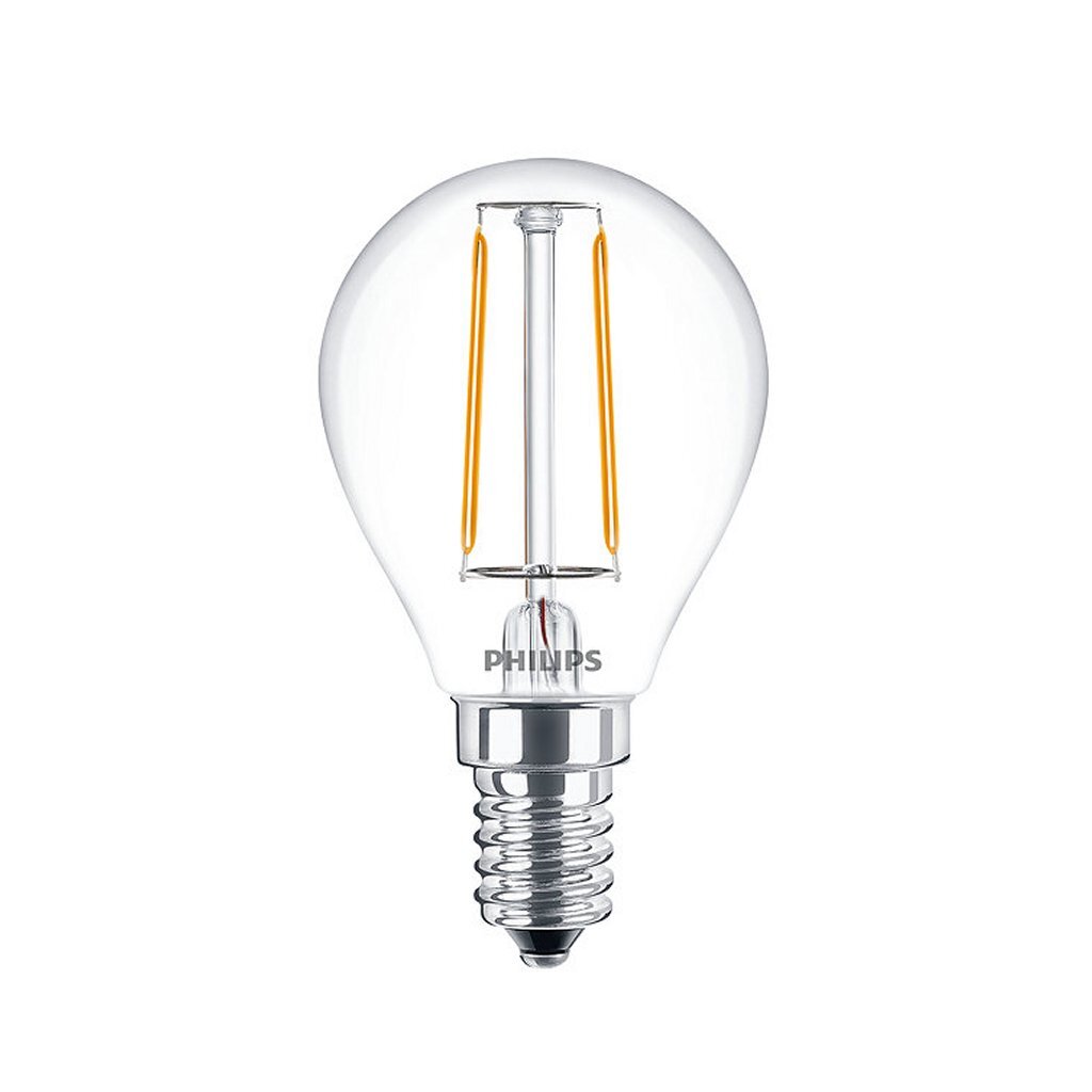 De Philips huet Classic Käerzlampe 25w e14 waarm Wäiss