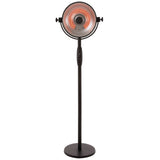 Solade Suned Standing Patio Heater Retro Sphere 2100 W Halogen Black RSS16