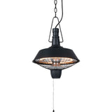 Sunred hangende verwarmer indus 2100 w halogeen zwart rsh16