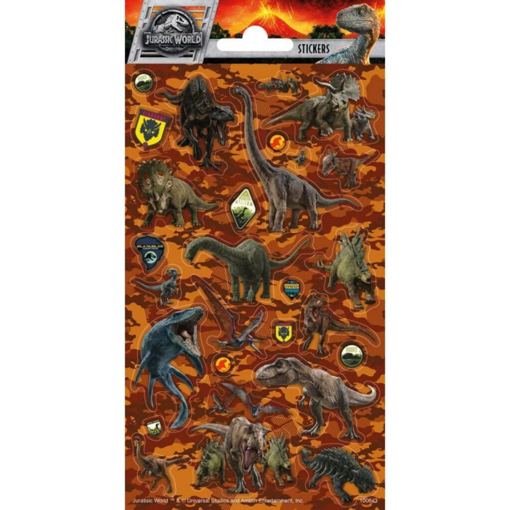 Basic jurassic world stickers