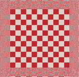Ddddd keukendoek bbq rood 50x55cm 6st