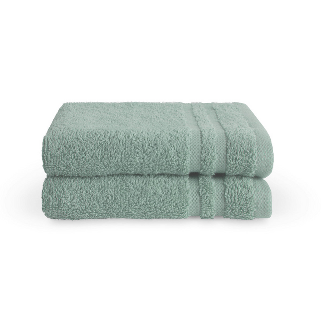 Byrklund bath basics gastendoek 30x50cm - zeeblauw - 2 stuk