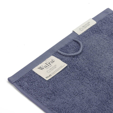 Walra gastendoek remade cotton - 2x 30x50 - 100% katoen - blauw