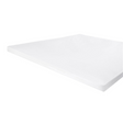 Byrklund hoeslaken basics topper 90x200x10cm - wit