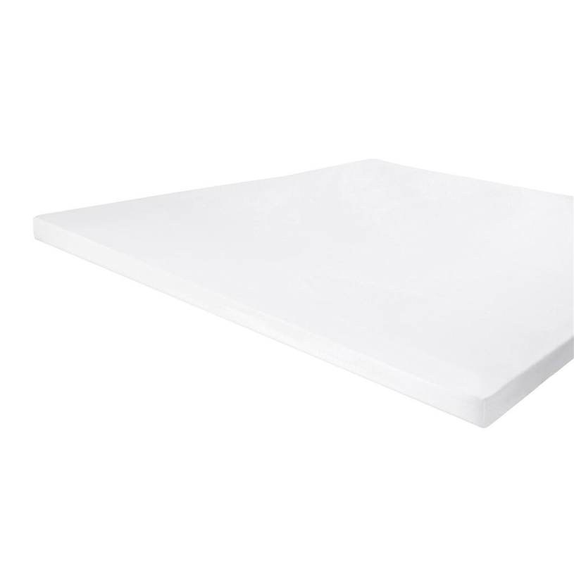 Byrklund hoeslaken basics topper 180x200x10cm - wit