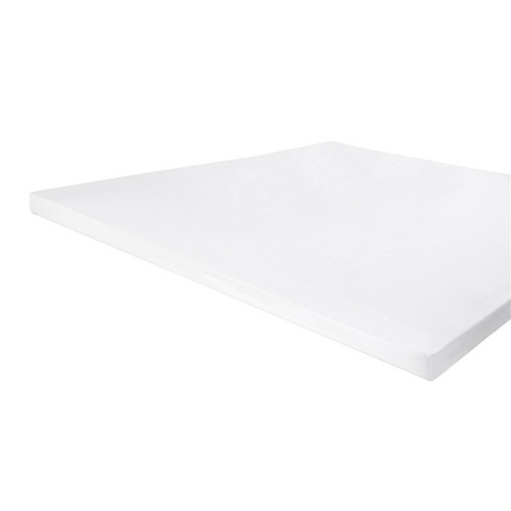 Byrklund hoeslaken basics topper 180x200x10cm - wit