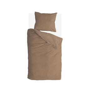 Byrklund dekbedovertrek soft en fluffy 140x220cm - taupe