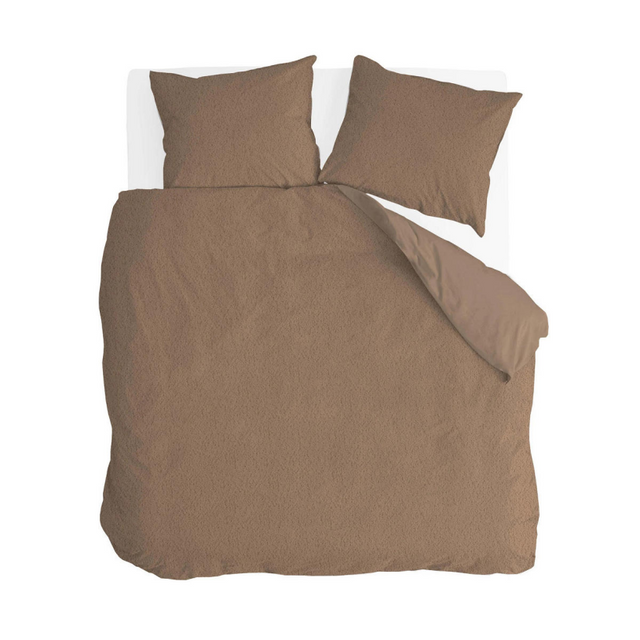 Byrklund dekbedovertrek soft fluffy 200x220cm - taupe