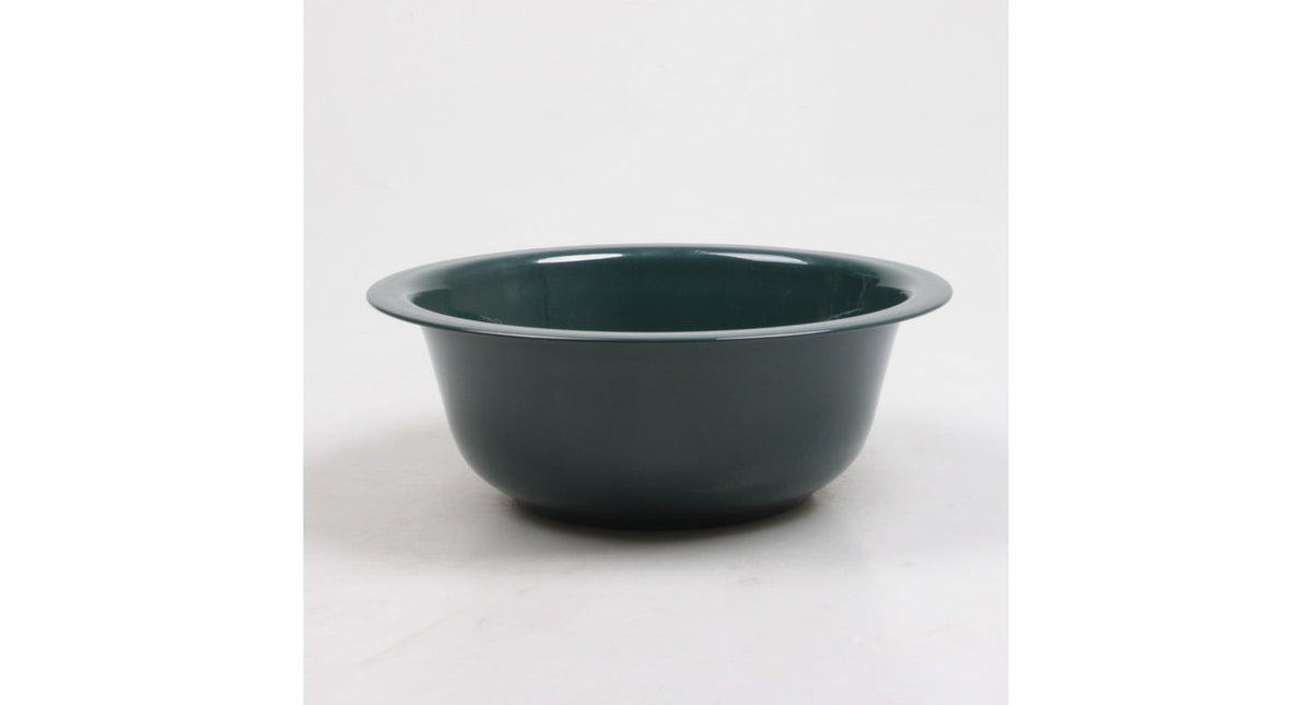 Plantenschaal m zink d28 h9 cm olijf groen