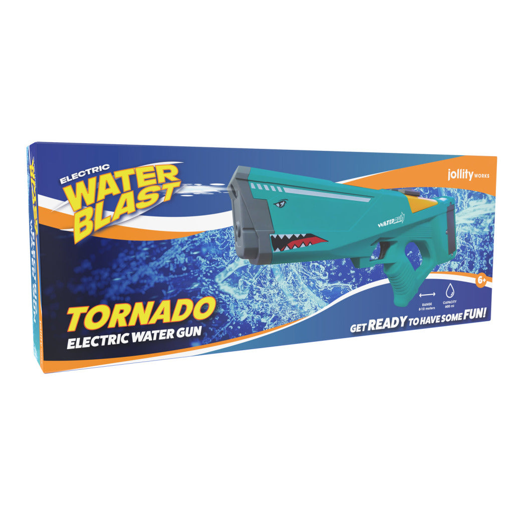 Andere Marken Waterblast Electric Water Gun Tornado + 600 ml Blase grün blasen